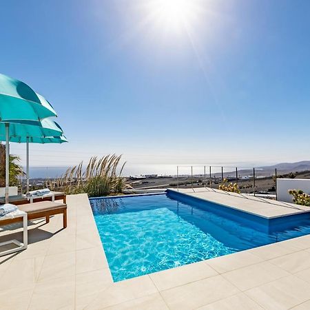 "New" Deluxe Designer Villa Infinity, With Panoramic Sea Views,Own Exclusive Heated Private Pool, Subtropical Gardens 蒂亚斯 外观 照片