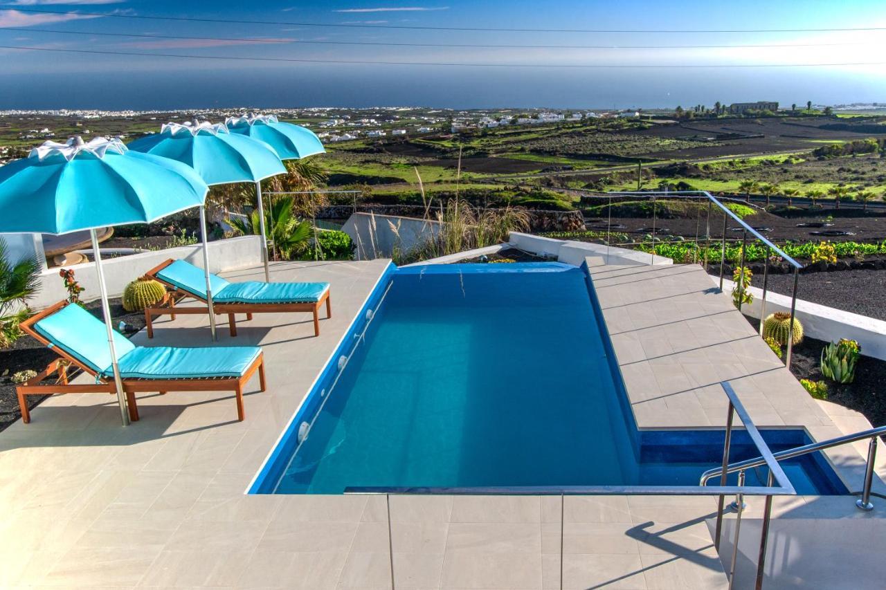 "New" Deluxe Designer Villa Infinity, With Panoramic Sea Views,Own Exclusive Heated Private Pool, Subtropical Gardens 蒂亚斯 外观 照片