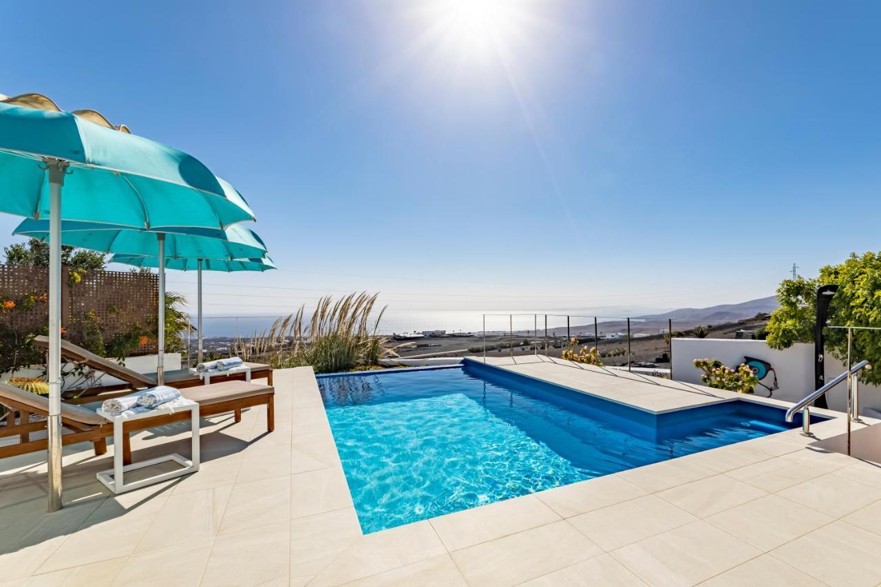 "New" Deluxe Designer Villa Infinity, With Panoramic Sea Views,Own Exclusive Heated Private Pool, Subtropical Gardens 蒂亚斯 外观 照片